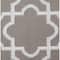 DII® Stone & White Lattice Outdoor Rug, 4ft. x 6ft.